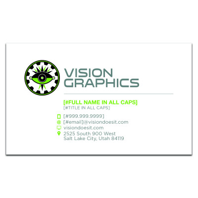 Vision Graphics Stacked Business Card