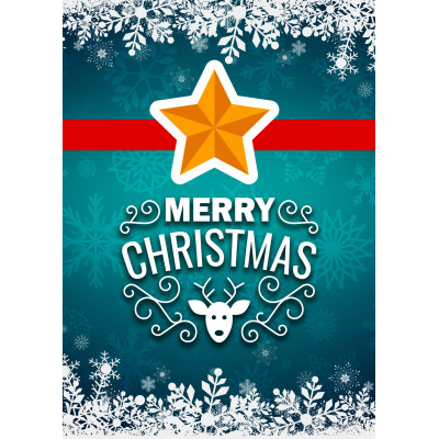 Holiday Greeting Card - Christmas Star