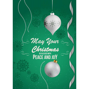Holiday Greeting Card - Peace & Joy