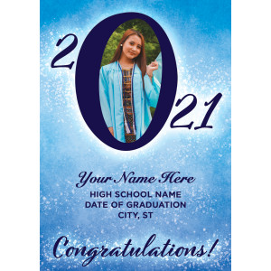 Graduation Announcement Postcard-2021 Graduate